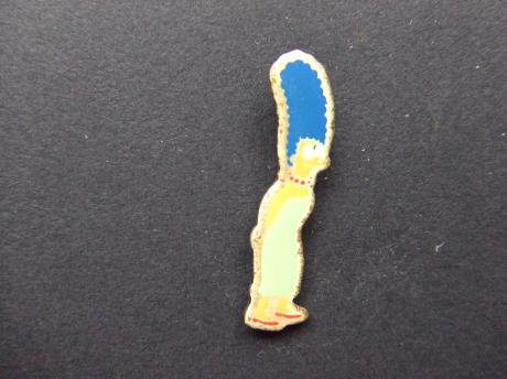 The Simpsons Marge blauw stijl haar